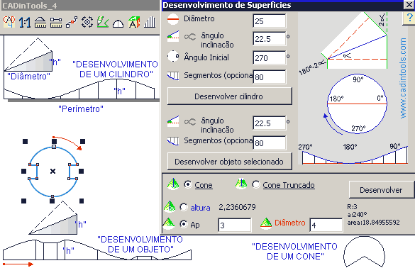 Ferramenta Desenvolvimento de Superfícies